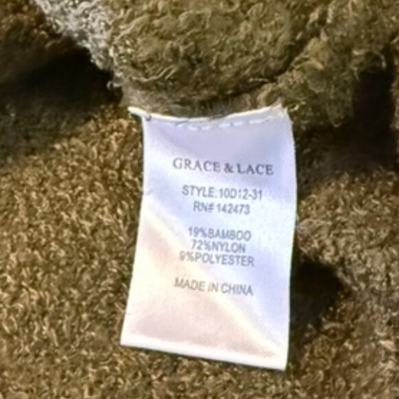 Grace & Lace: Bambü Hooded Cowl Pullover Hoodie - Picture 7 of 7